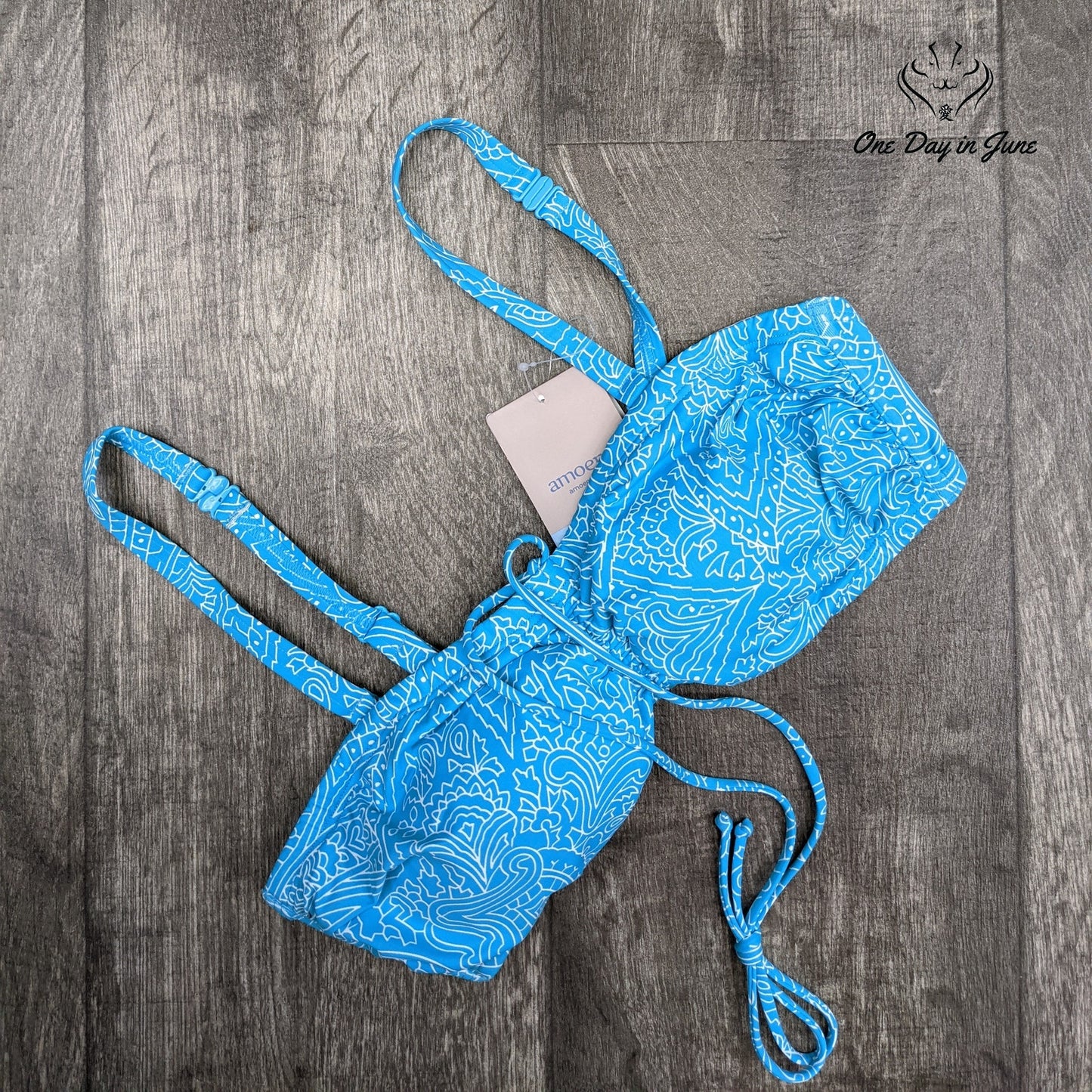 Amoena Wire Free Bikini Top Swimwear Size 12A