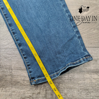 Lane Bryant Plus Size High Rise Straight Jeans Size 22