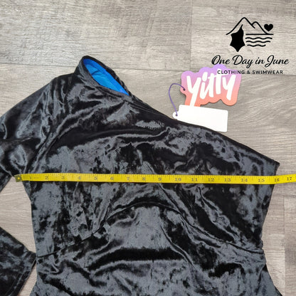 Yitty One Arm Velour Bodysuit Size 1X