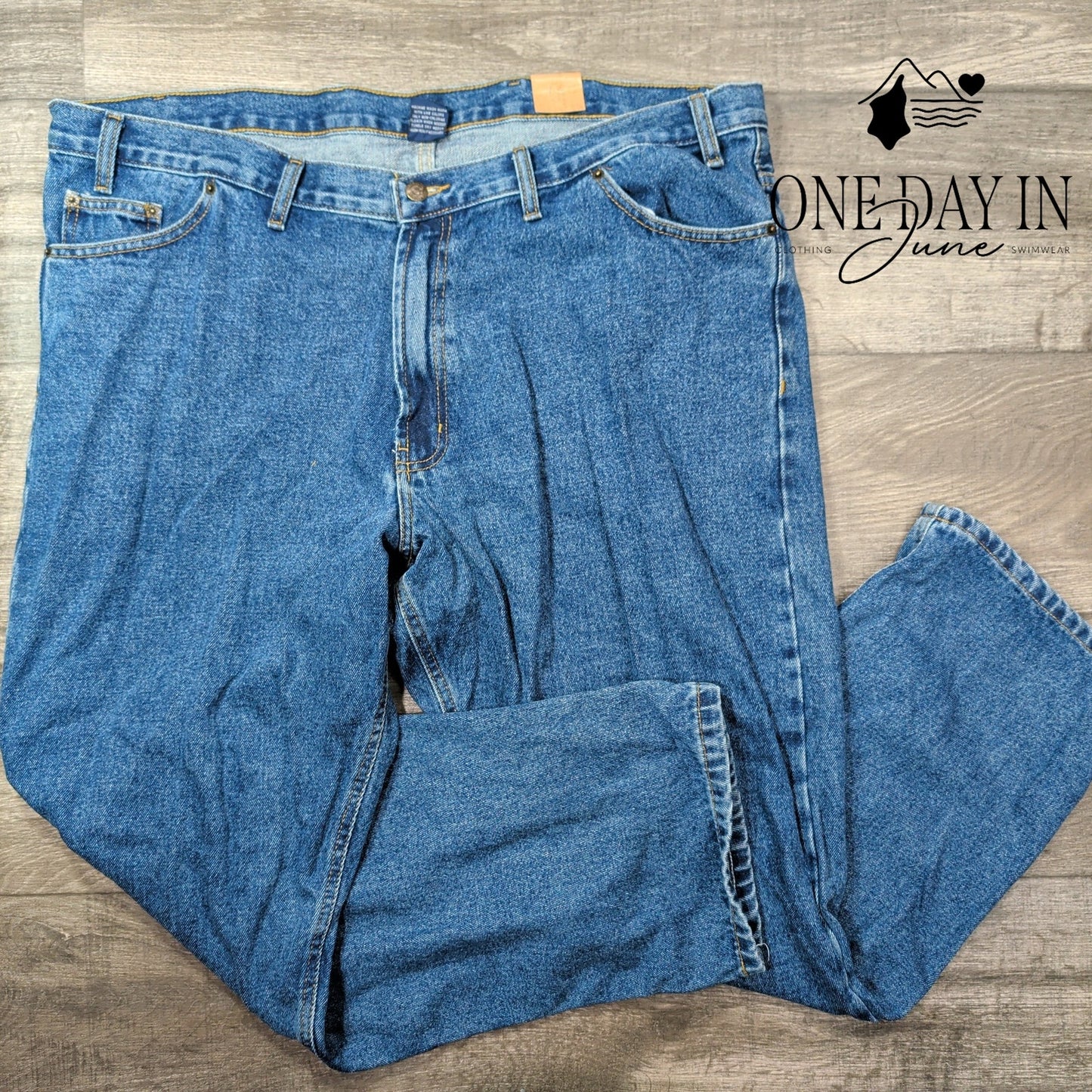 RK Brand Straight Leg Jeans Size 44X32