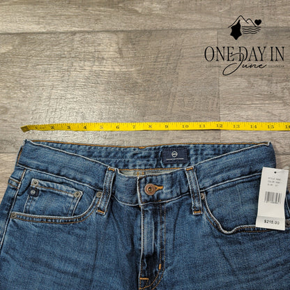 AG Adriano Goldschmied Straight Crop Jeans Medium Wash NWT $215 Size 4 (27)