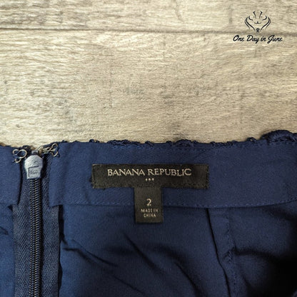 Banana Republic Crochet Layered Mini Skirt Size 2