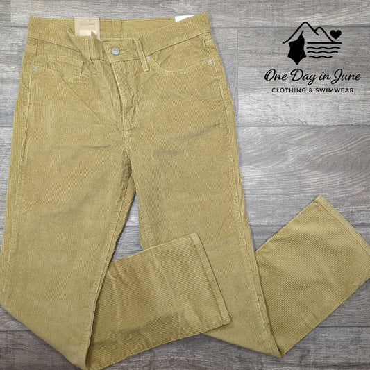 Levi's 314 Shaping Straight Corduroy Pants Size 29X30