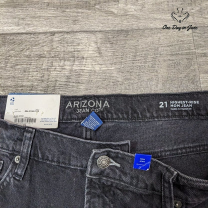 Arizona Jean Co. Juniors Highest Rise Mom Jeans Size 21