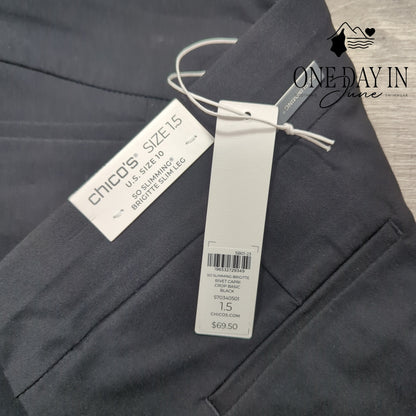 Chico's Bridgette Slim Leg Crop Pants Size Chico's 1.5 (10)