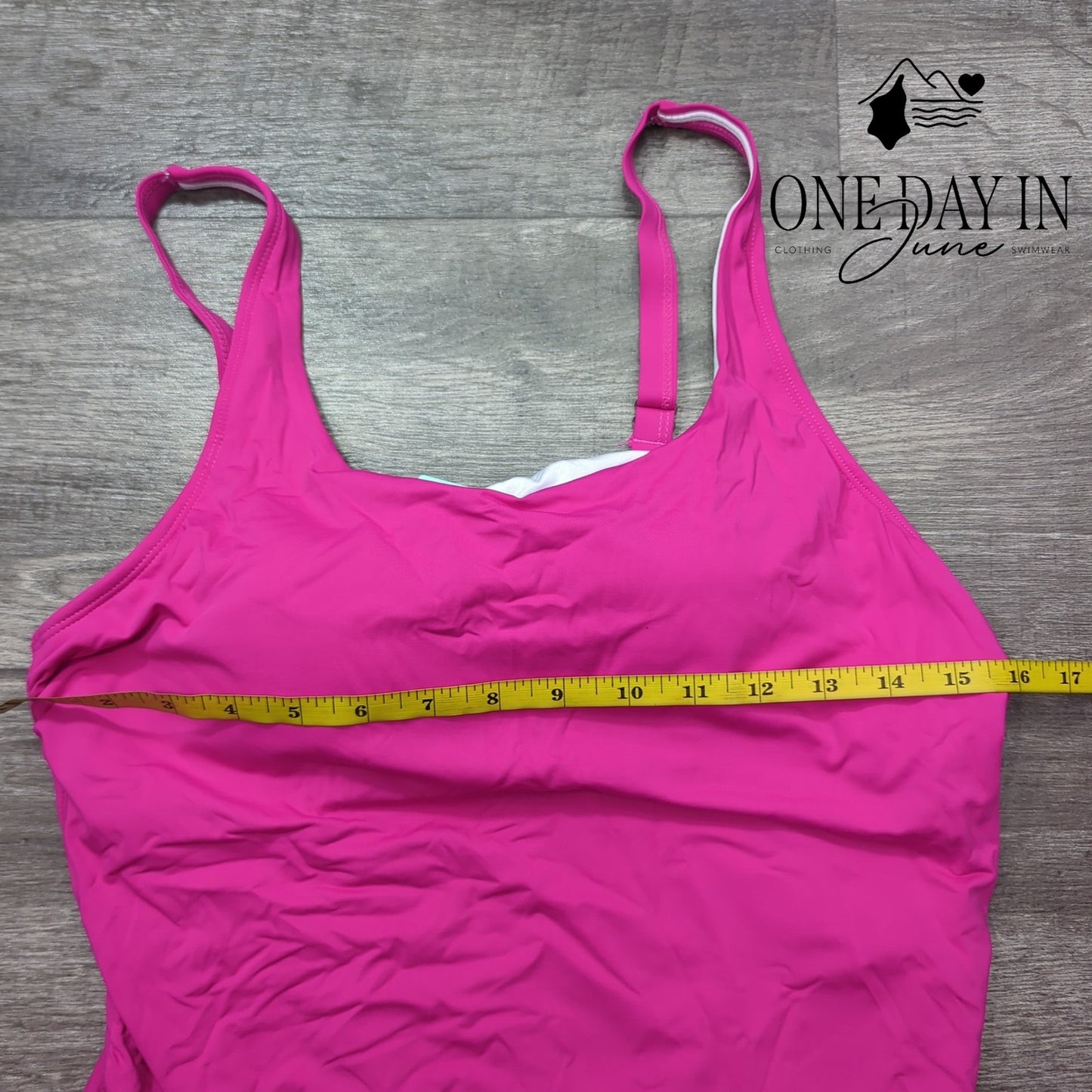 Aqua Eve Square Neck Tankini Top Size L