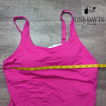 Aqua Eve Square Neck Tankini Top Size L