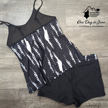 Charmleaks Boyshort Tankini Swimsuit Size L