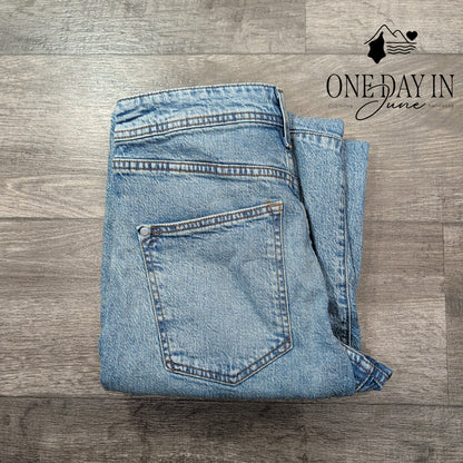 Pilcro Baggy Crop Jeans Size 2 (26)