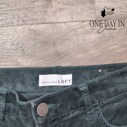Loft Modern Skinny Corduroy Pants Size 2