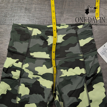 Lululemon Fast Free HR Tight 25" Heritage 365 Camo Crispin Green NWT Size 4