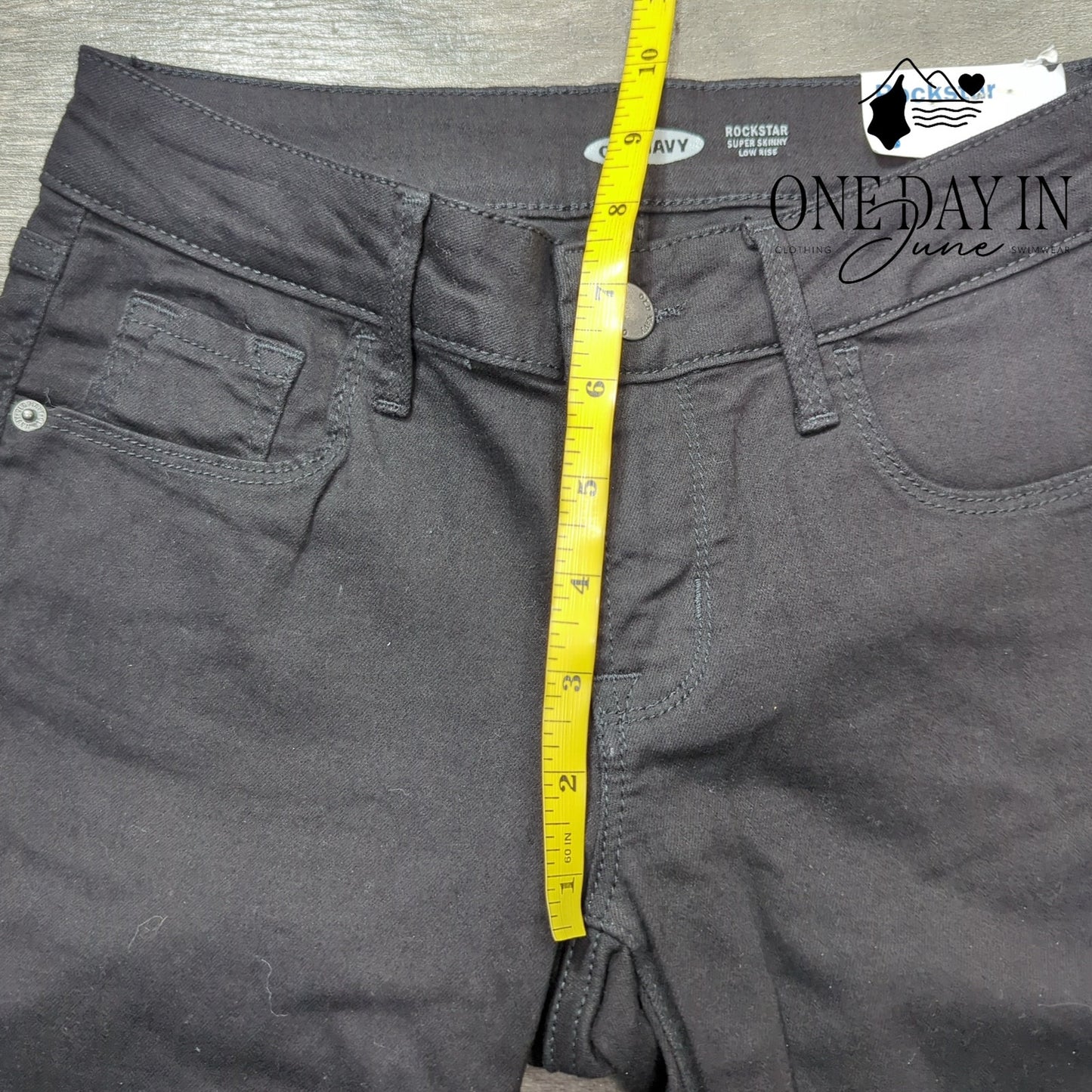 Old Navy Rockstar Super Skinny Low Rise Jeans Size 0