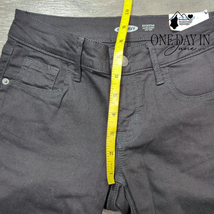 Old Navy Rockstar Super Skinny Low Rise Jeans Size 0