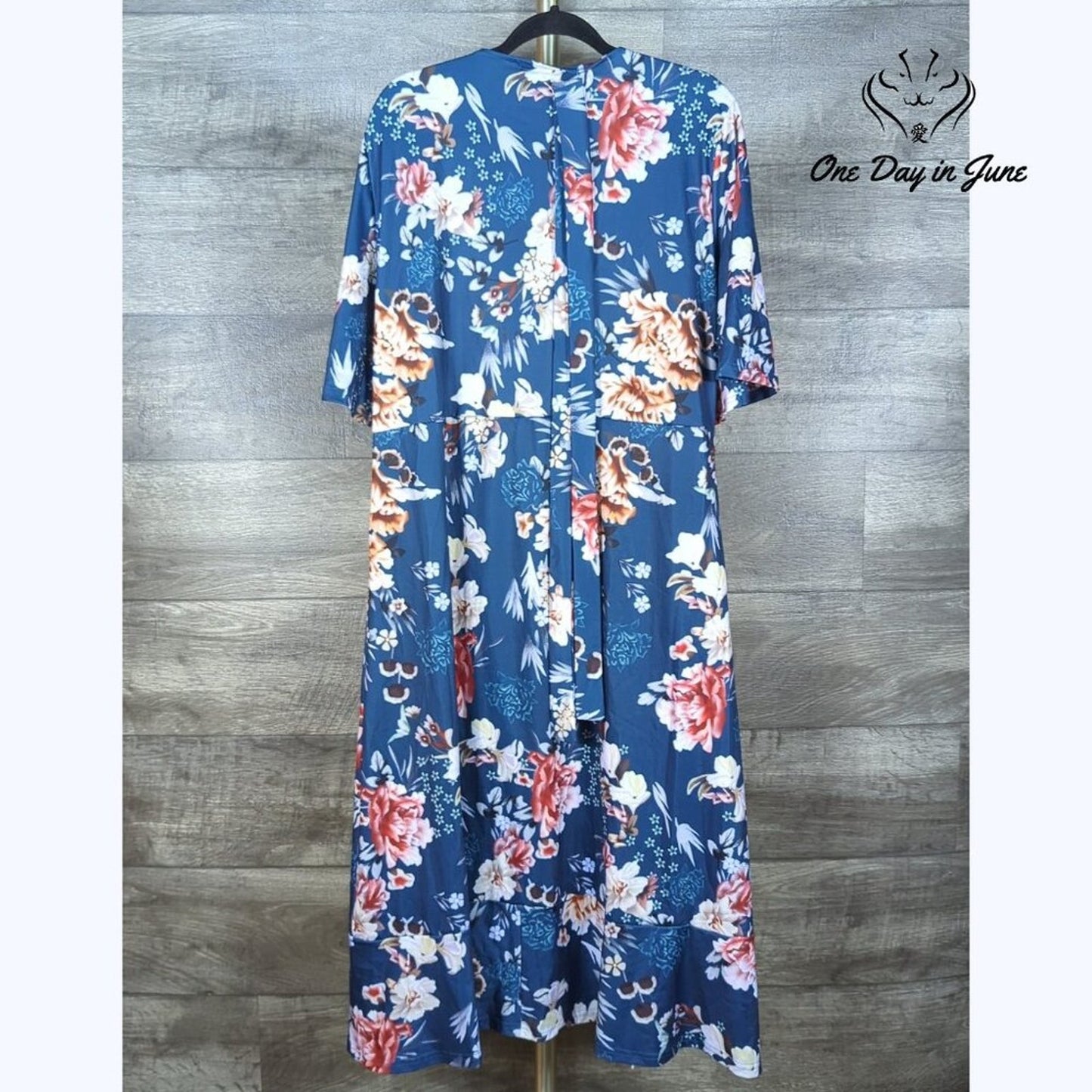 Sheilay Plus Size Short Sleeve Dress Size 3X