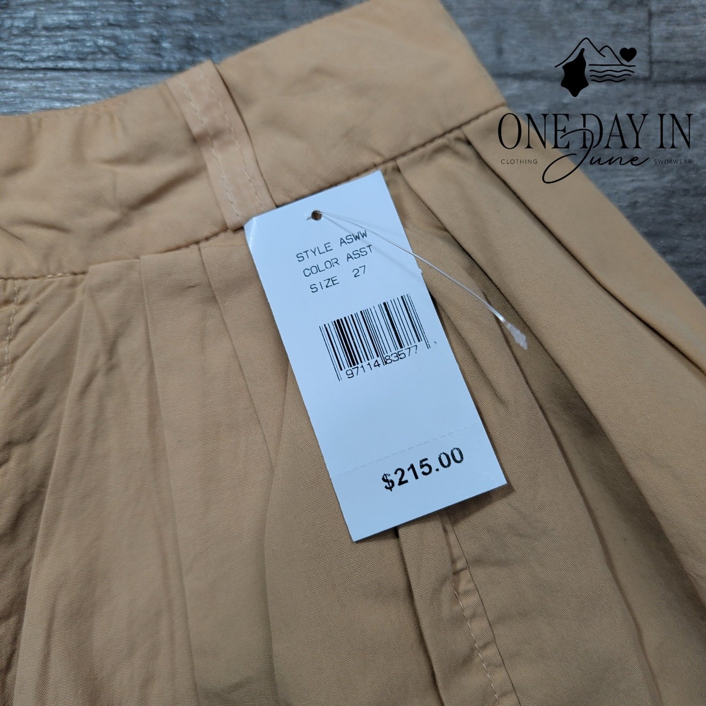 AG Adriano Goldschmied Hadley High Rise Pleated Culotte Pants NWT Size 4 (27)