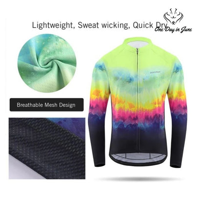 BaLeaf Chamois Padded Long Sleeve Cycling Set Size XXL