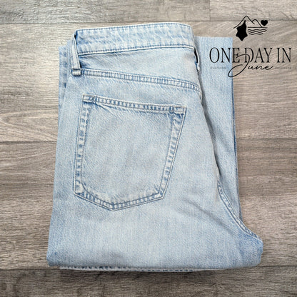 Rag & Bone The Cloud Lori Jeans Light Wash Wide Leg NWT $278 Size 4 (27)