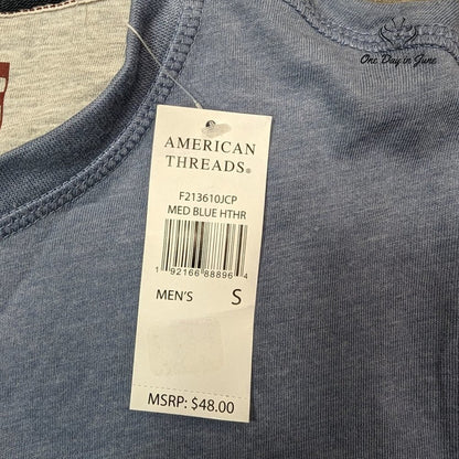 American Threads Long Sleeve Tee Shirt Size S