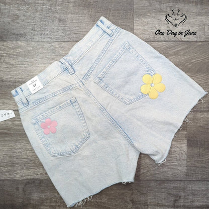 Pacsun 90's Girlfriend Denim Shorts Size 27 (4)