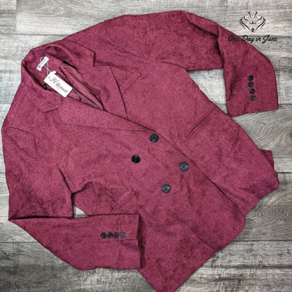 Hotouch 4 Button Corduroy Blazer Size L