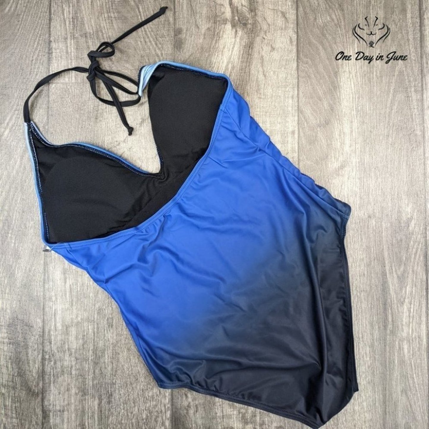 Alove Gradient One Piece Swimsuit Size L