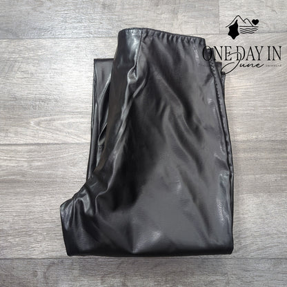 Louise Paris Vintage Lace Up Faux Leather Pants Size 10