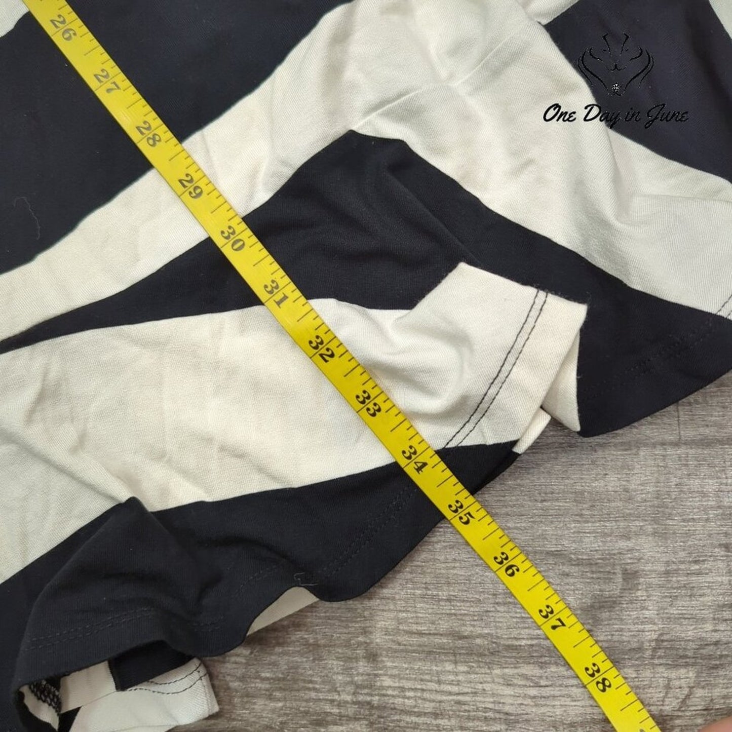 Loft Petite Short Sleeve Striped Mini Dress Size 8P