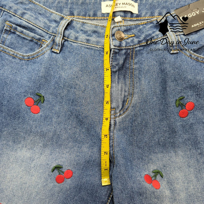 Ashley Mason Juniors Wide Leg Baggy Jeans Size 5
