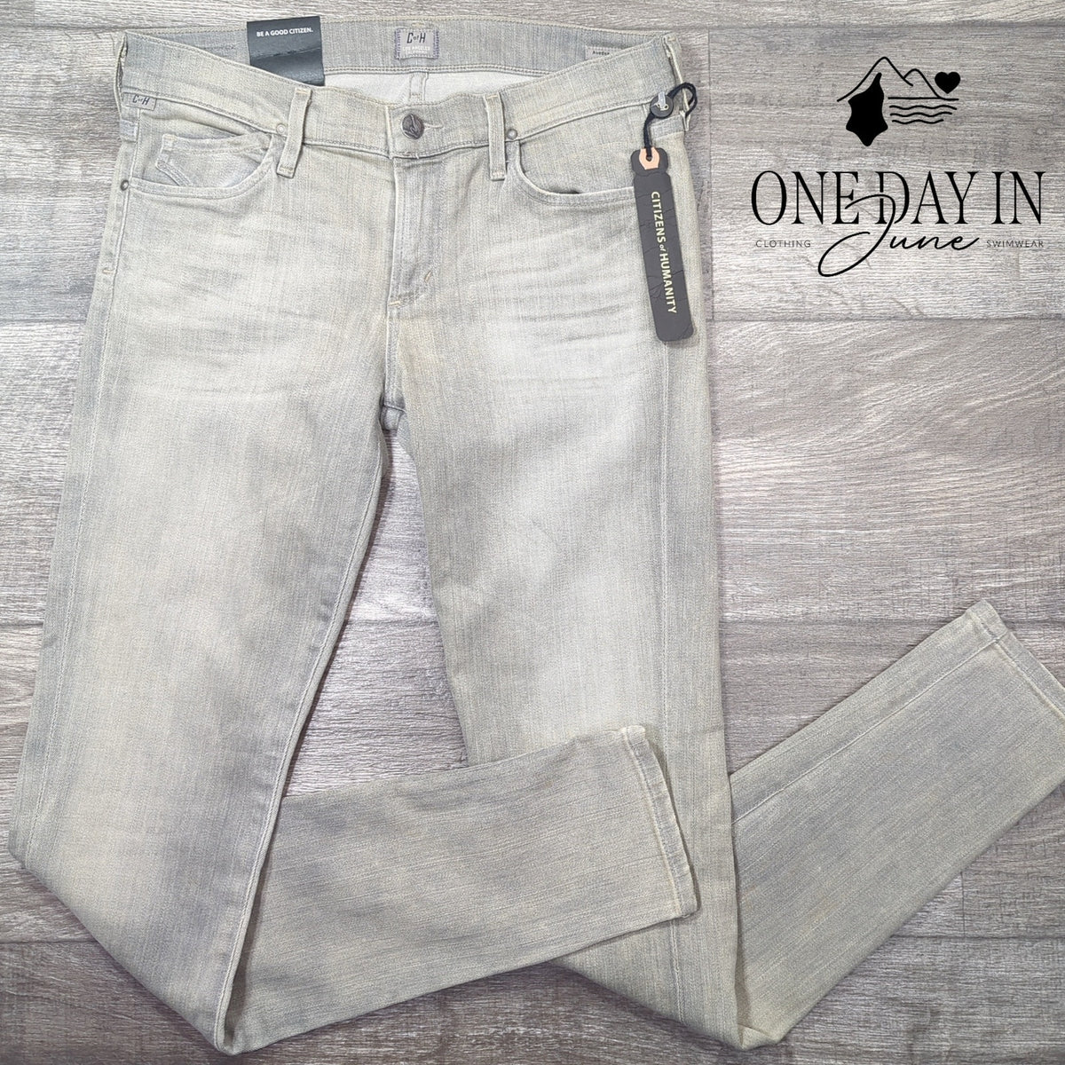 Citizens of Humanity Avedon Low Rise Skinny Jeans Gray NWT Size 29 (8)