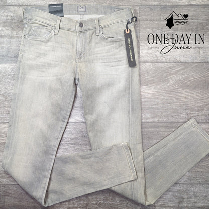 Citizens of Humanity Avedon Low Rise Skinny Jeans Gray NWT Size 29 (8)