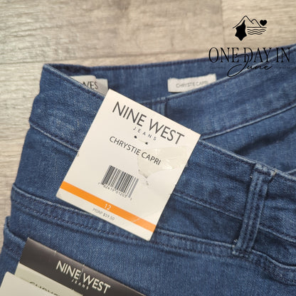 Nine West Chrystie Capri Jeans Size 12