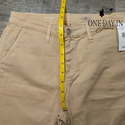 AG Adriano Goldschmied The Caden Tailored Trouser Pants Beige NWT Size 4 (27)