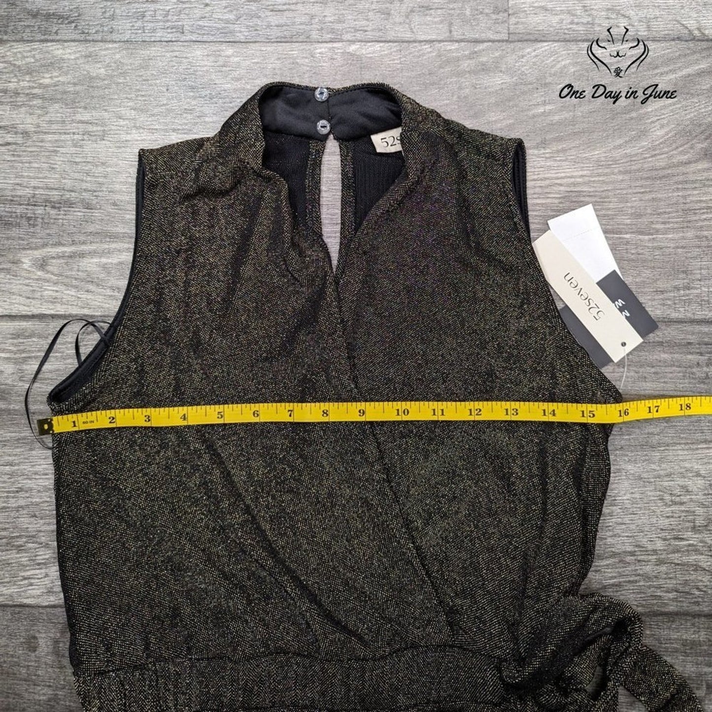 52seven Sleeveless Jumpsuit Size S