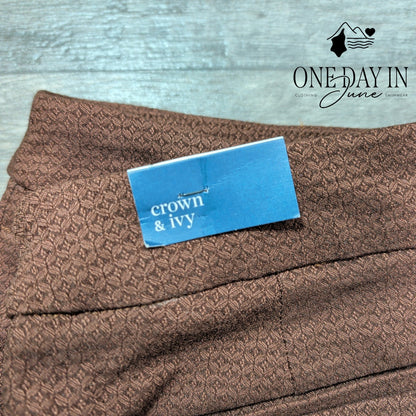 Crown & Ivy Pull On Fashion Pants Size 6