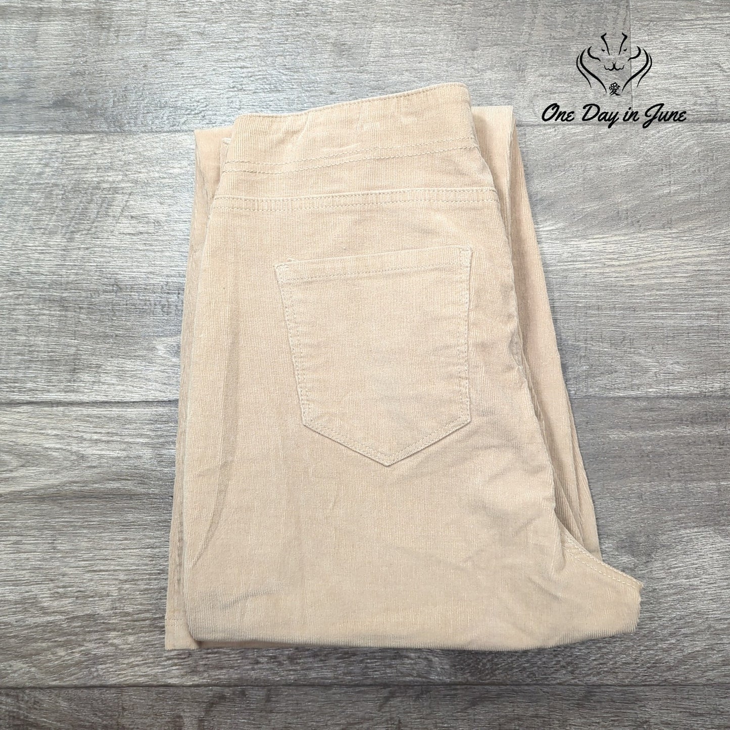 Wonderly Pull On Corduroy Pants Size L