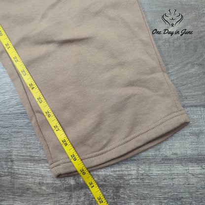 Rebecca Malone Comfort Waist Pull On Sweatpants Pine Bark Brown NWT Size L