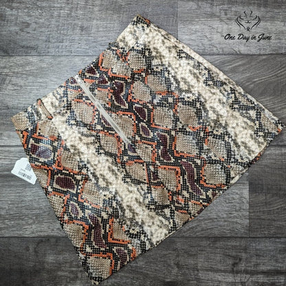 Altar'd State Snake Skin Mini Skirt Size M