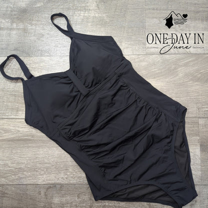 Tempt Me Tummy Control One Piece Swimsuit Size L