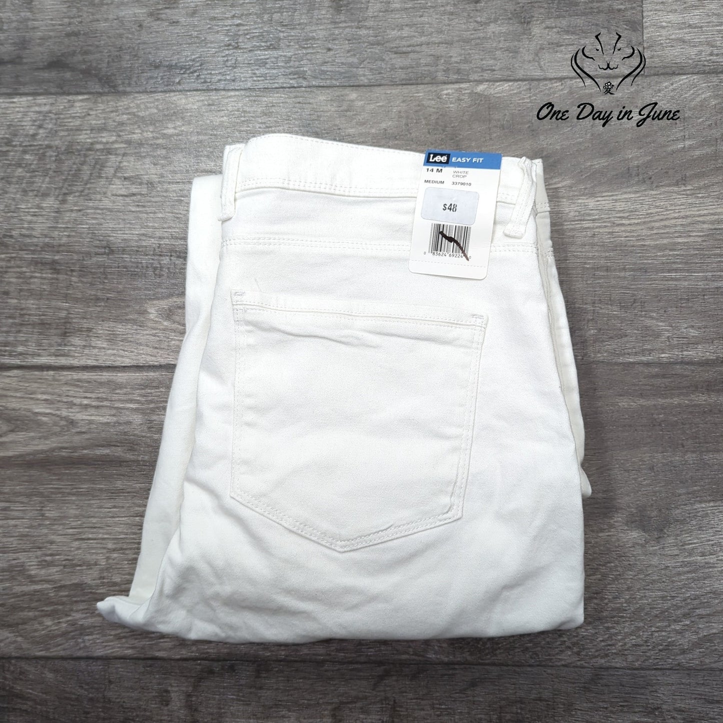 Lee Easy Fit Cropped Jeans Size 14