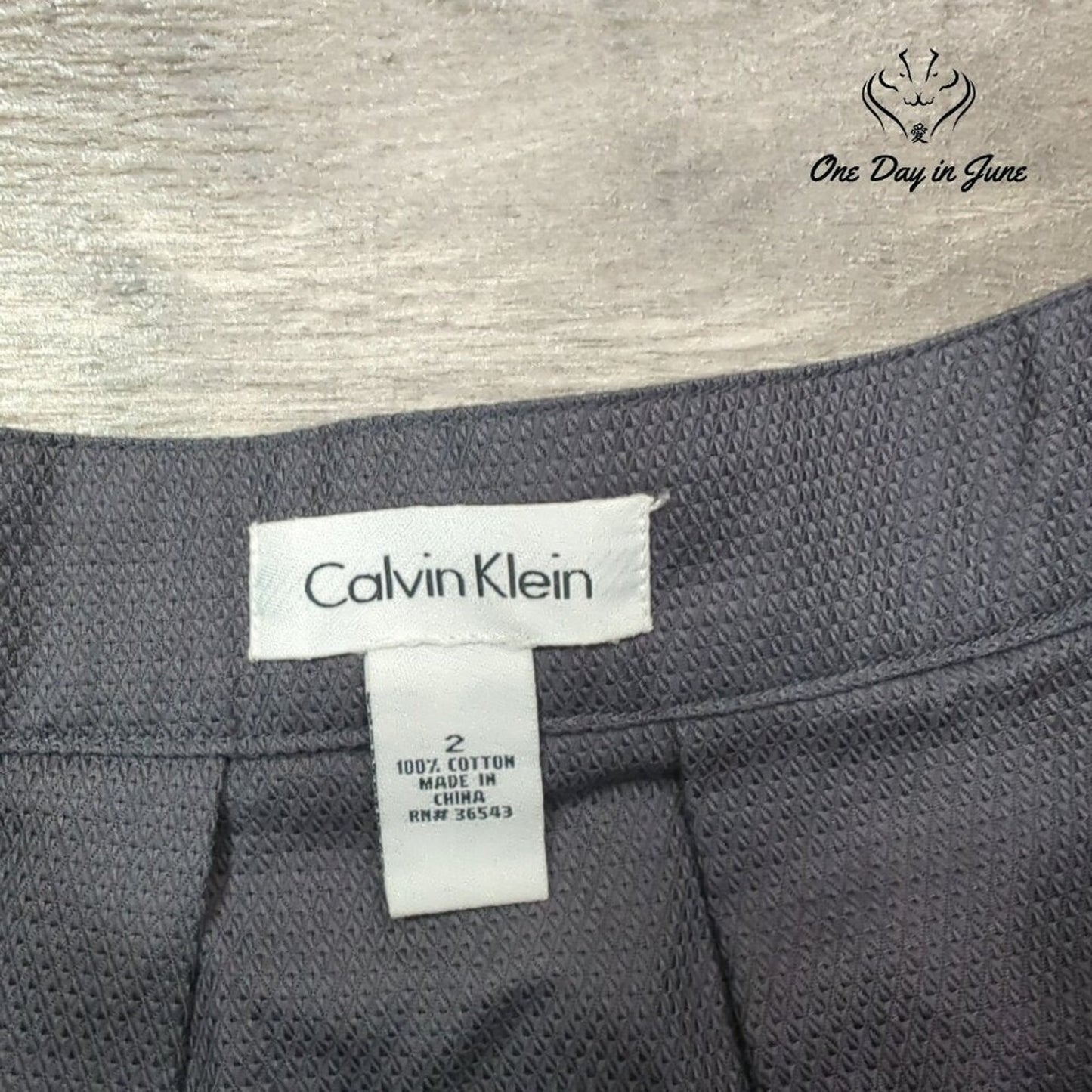 Calvin Klein A Line Tiered Mini Skirt Size 2
