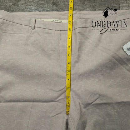 Worthington Modern Fit Straight Leg Dress Pants Colonial Cobblestone NWT Size 16