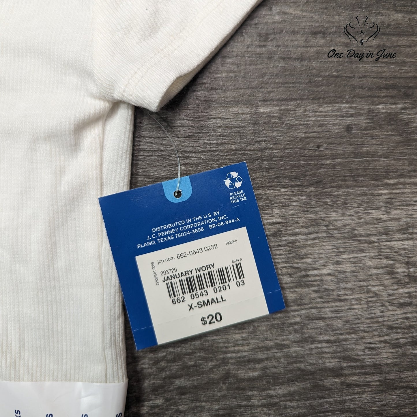 Arizona Jean Co. Ribbed Short Sleeve Crop Top Size XS