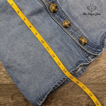 Harper Heritage Button Front Denim Skirt Size S