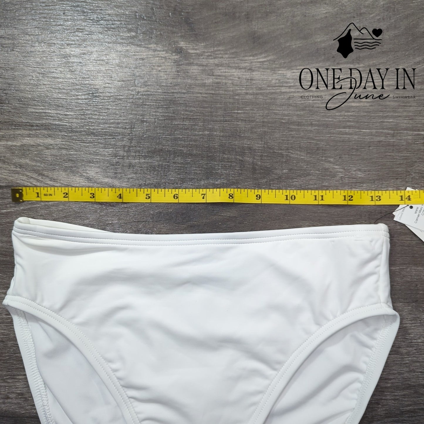 Carmen Marc Valvo Smooth Shaping Bikini Bottom Size M