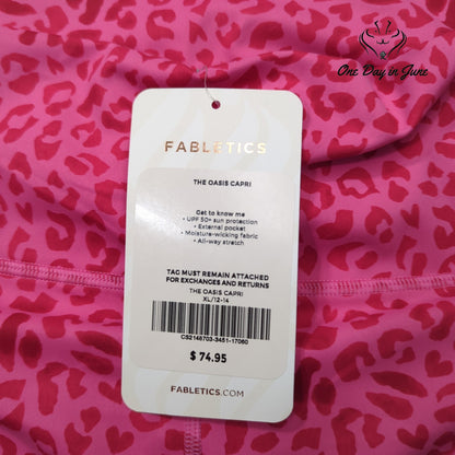 Fabletics The Oasis Capri Pants Size XL