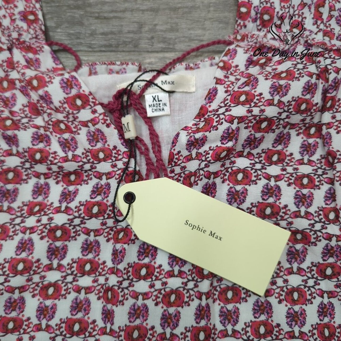 Sophie Max Sleeveless Summer Dress Size XL