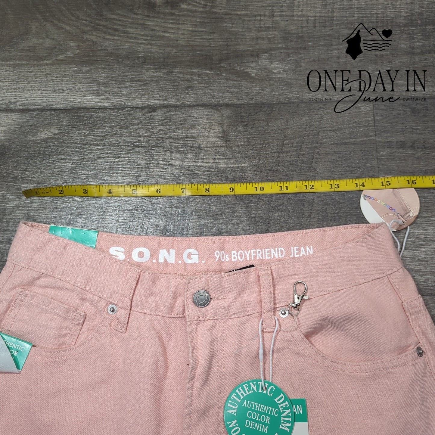 S.O.N.G. 90's Distressed Boyfriend Jeans Size 11