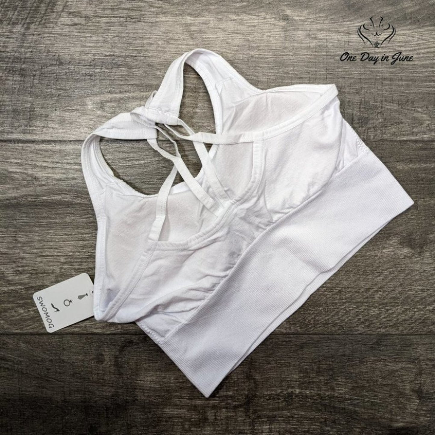 Swomog Cross Back Yoga Sports Bra Size S