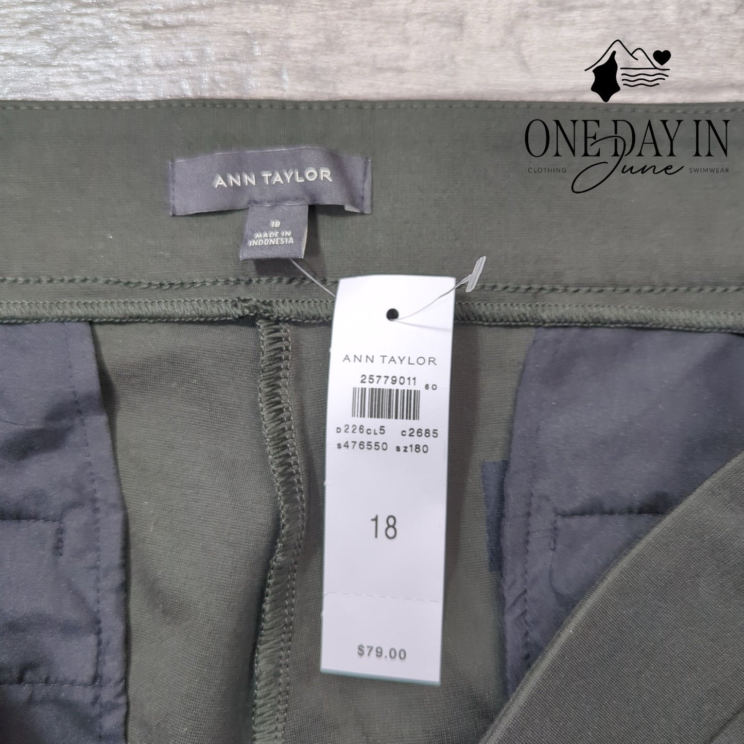 Ann Taylor Side Zip Ankle Pants Size 18
