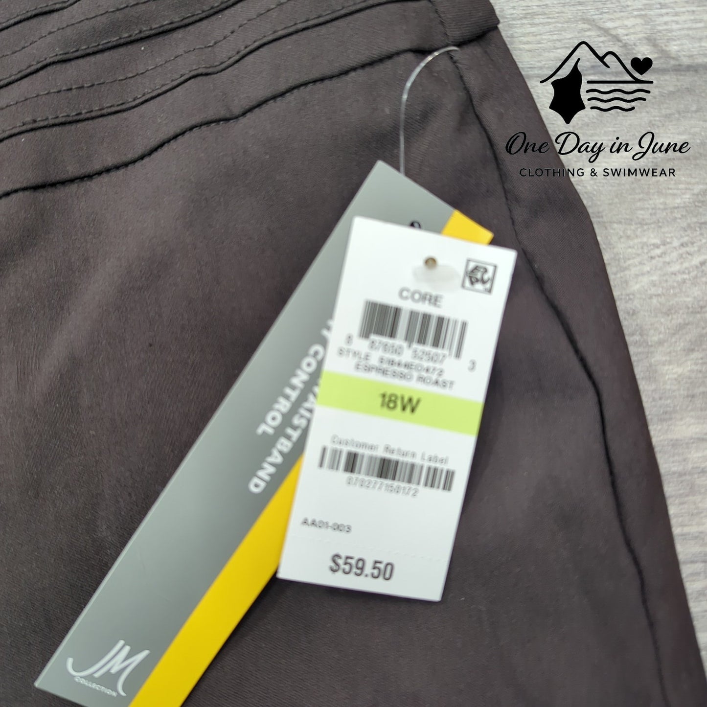 JM Collection Slim Leg Pants Size 18W